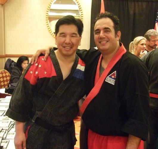 Long time friend and fellow competitor, the great George Chung 